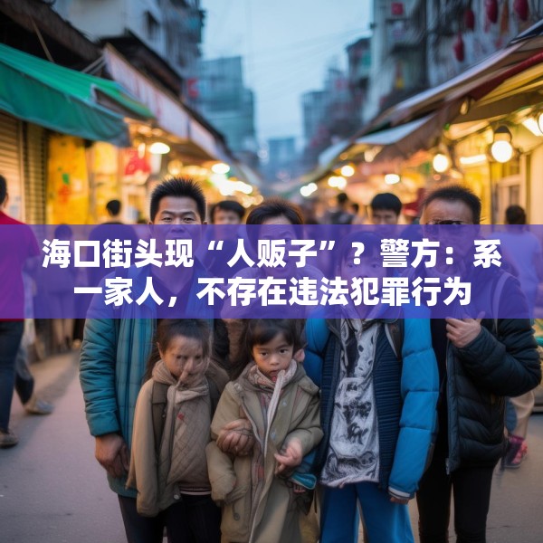 海口街头现“人贩子”？警方：系一家人，不存在违法犯罪行为
