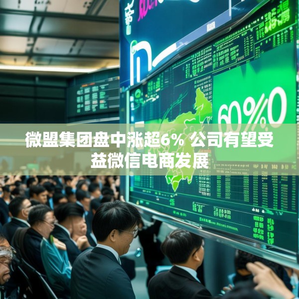 微盟集团盘中涨超6% 公司有望受益微信电商发展