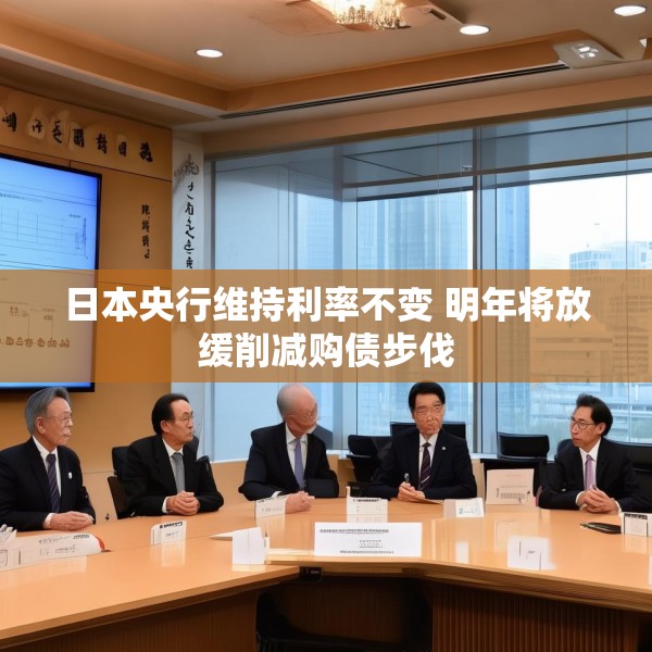日本央行维持利率不变 明年将放缓削减购债步伐
