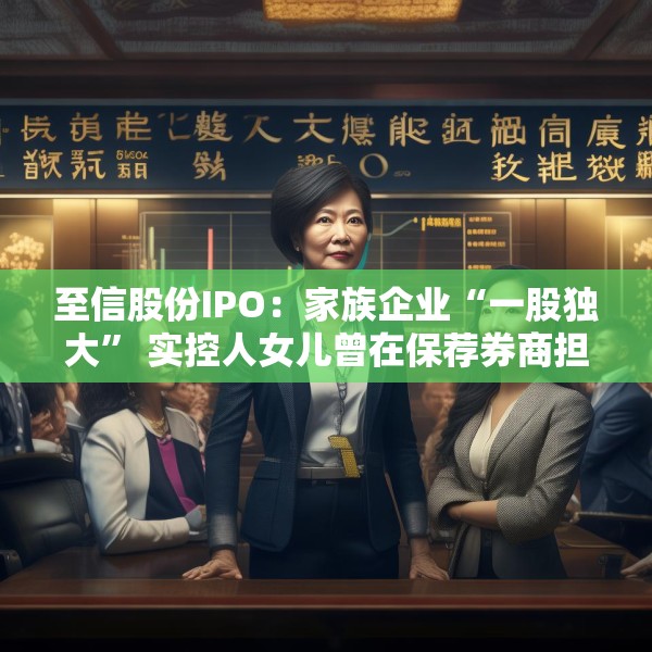 至信股份IPO：家族企业“一股独大” 实控人女儿曾在保荐券商担任业务经理
