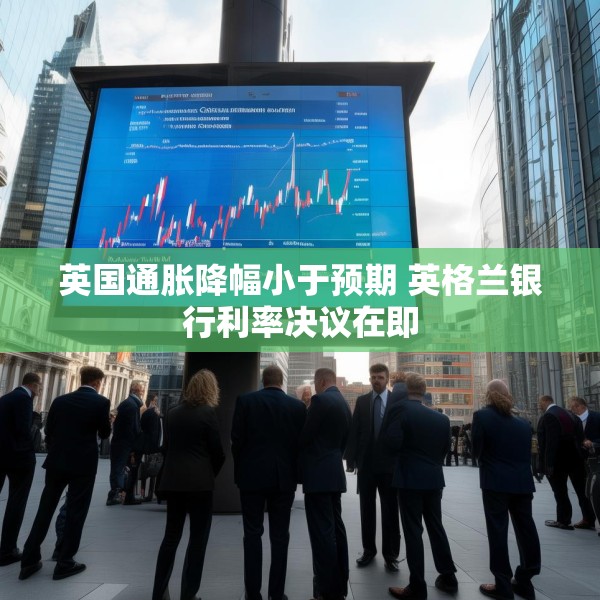 英国通胀降幅小于预期 英格兰银行利率决议在即