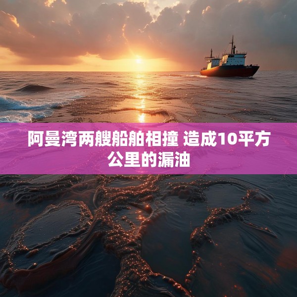 阿曼湾两艘船舶相撞 造成10平方公里的漏油