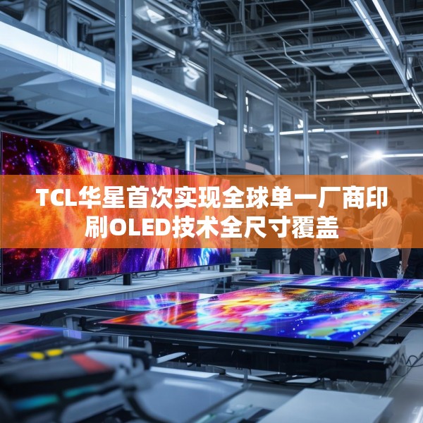 TCL华星首次实现全球单一厂商印刷OLED技术全尺寸覆盖