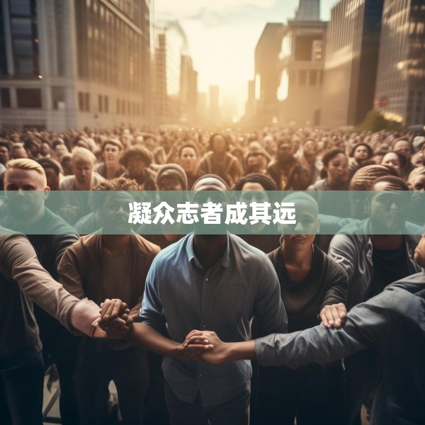 凝众志者成其远