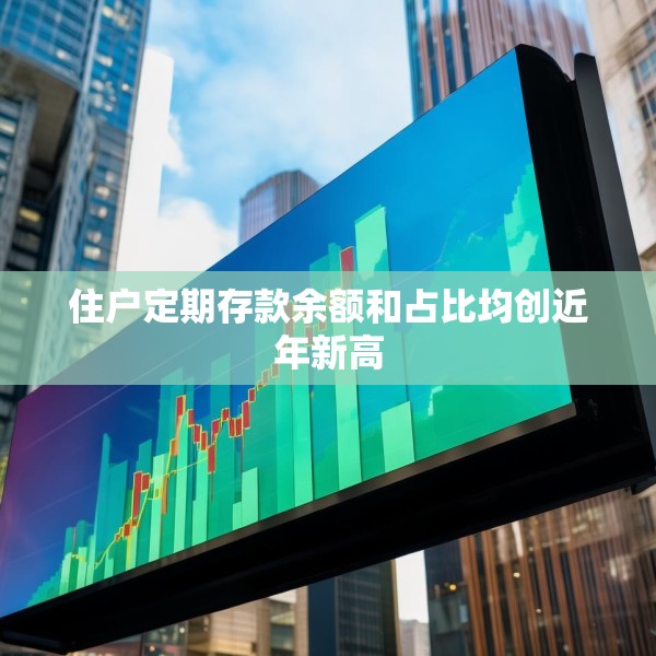 住户定期存款余额和占比均创近年新高