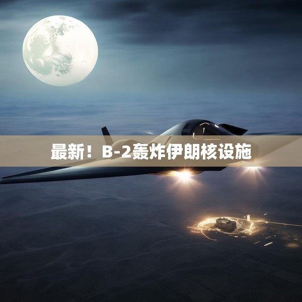 最新！B-2轰炸伊朗核设施