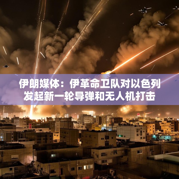 伊朗媒体：伊革命卫队对以色列发起新一轮导弹和无人机打击