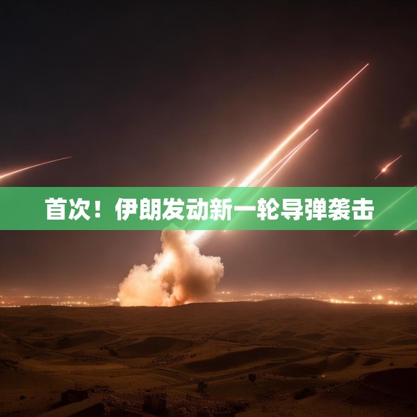 首次！伊朗发动新一轮导弹袭击