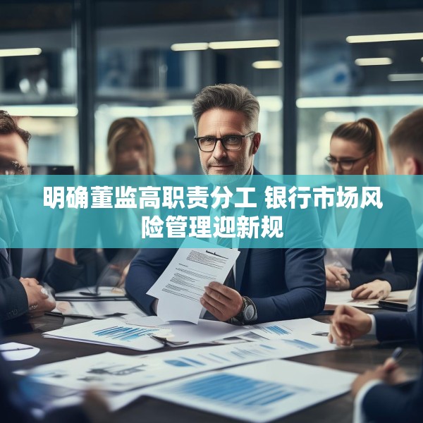明确董监高职责分工 银行市场风险管理迎新规