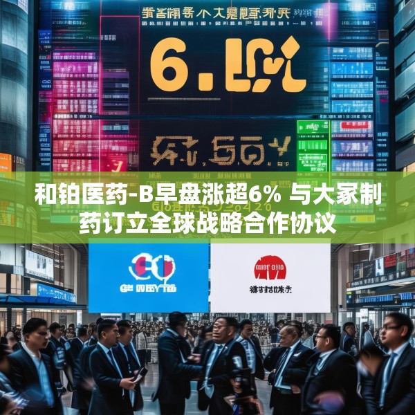 和铂医药-B早盘涨超6% 与大冢制药订立全球战略合作协议