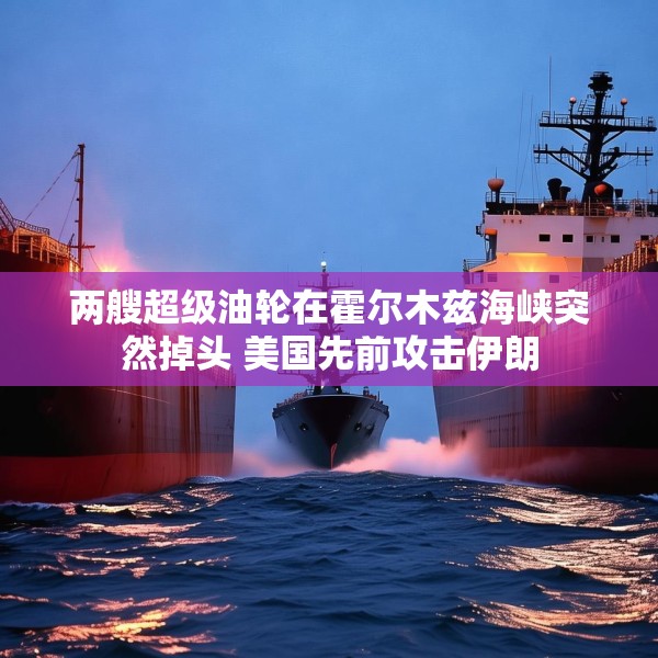 两艘超级油轮在霍尔木兹海峡突然掉头 美国先前攻击伊朗