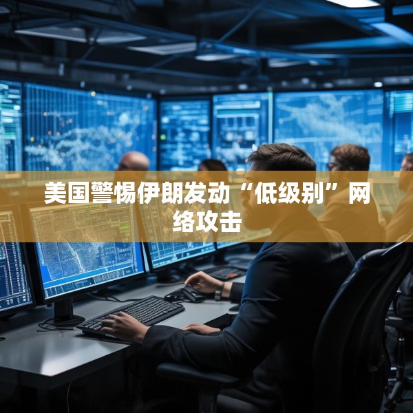 美国警惕伊朗发动“低级别”网络攻击