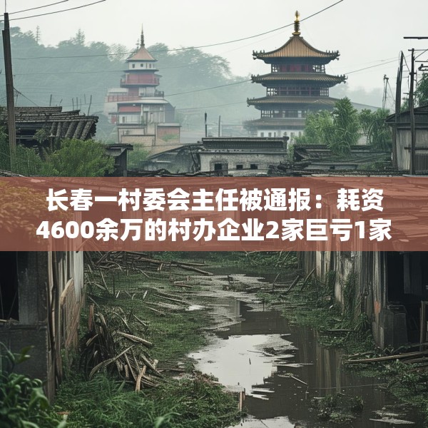 长春一村委会主任被通报：耗资4600余万的村办企业2家巨亏1家倒闭