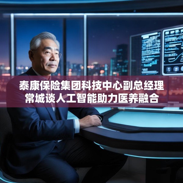 泰康保险集团科技中心副总经理常城谈人工智能助力医养融合