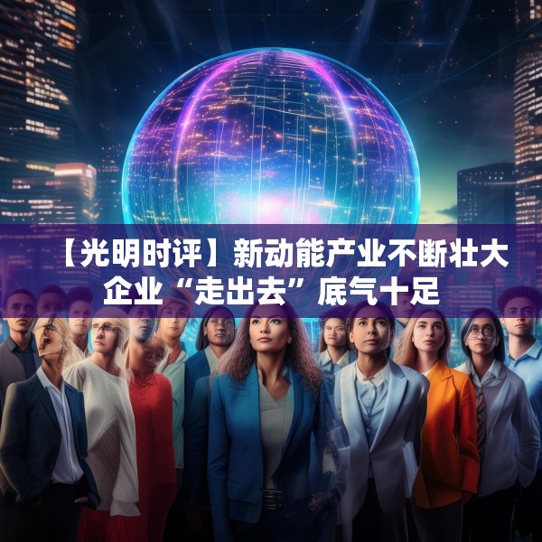 【光明时评】新动能产业不断壮大企业“走出去”底气十足