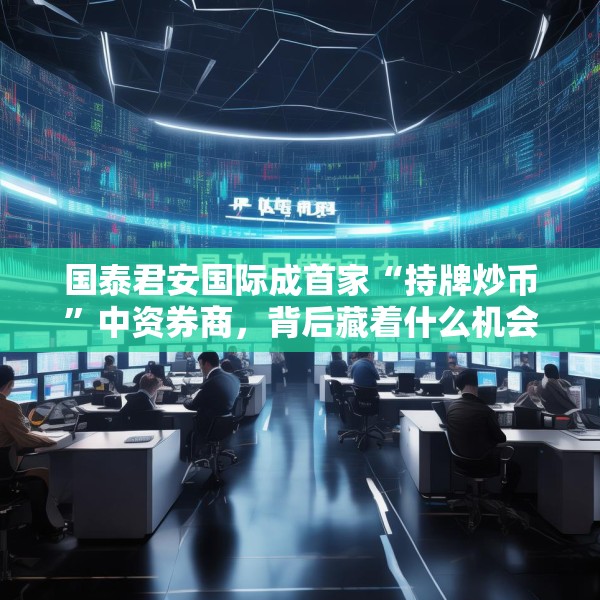 国泰君安国际成首家“持牌炒币”中资券商，背后藏着什么机会？