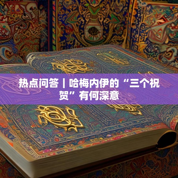 热点问答｜哈梅内伊的“三个祝贺”有何深意