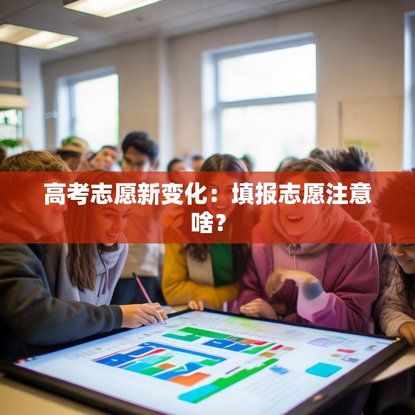 高考志愿新变化：填报志愿注意啥？
