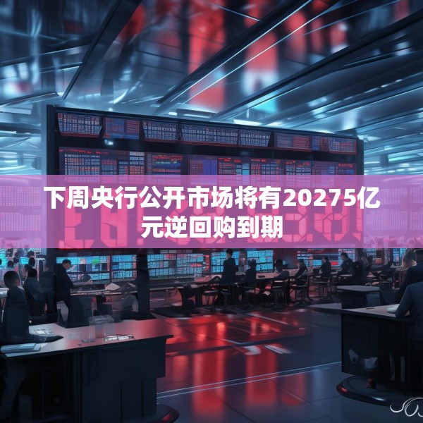 下周央行公开市场将有20275亿元逆回购到期