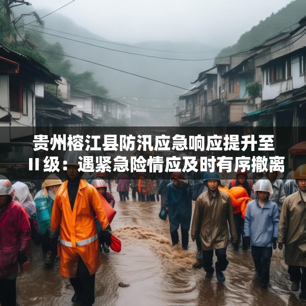 贵州榕江县防汛应急响应提升至Ⅱ级：遇紧急险情应及时有序撤离