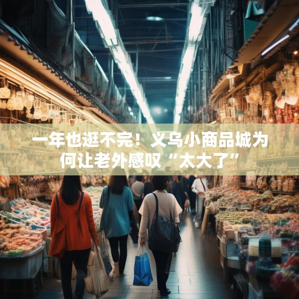 一年也逛不完！义乌小商品城为何让老外感叹“太大了”