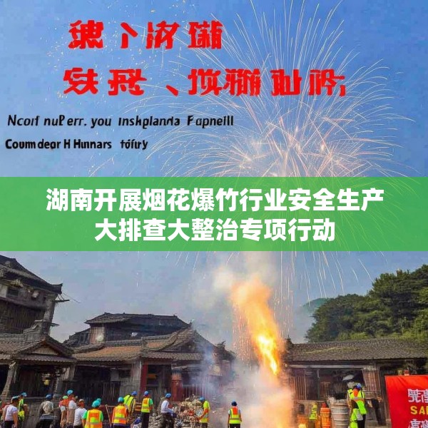 湖南开展烟花爆竹行业安全生产大排查大整治专项行动