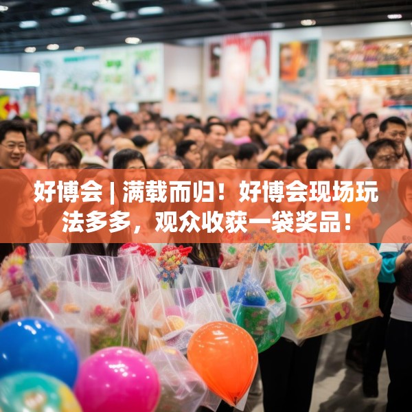 好博会 | 满载而归！好博会现场玩法多多，观众收获一袋奖品！