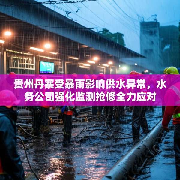 贵州丹寨受暴雨影响供水异常，水务公司强化监测抢修全力应对