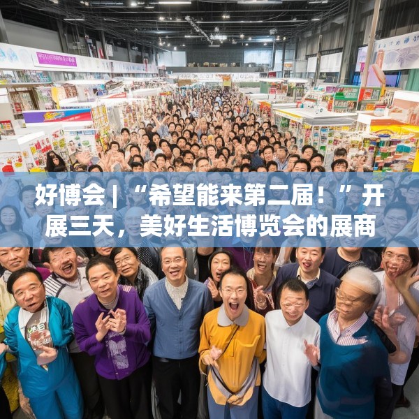 好博会 | “希望能来第二届！”开展三天，美好生活博览会的展商们说出了心里话