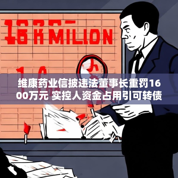 维康药业信披违法董事长重罚1600万元 实控人资金占用引可转债发行材料不准确