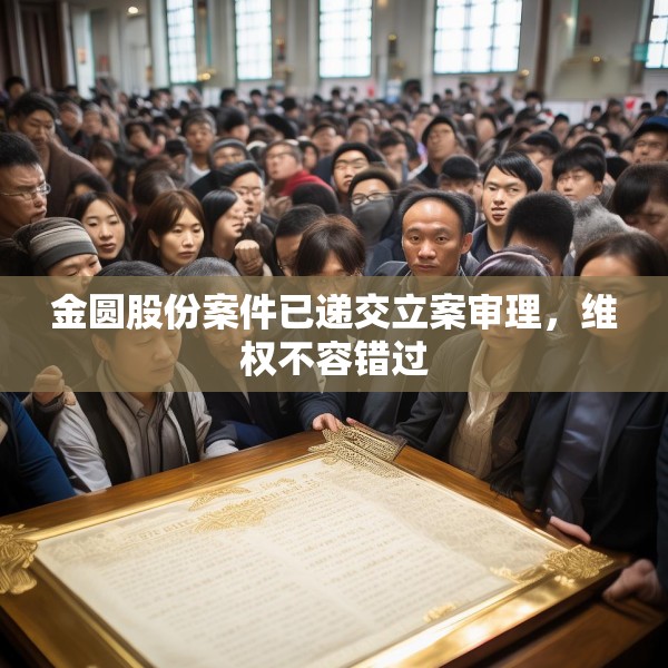 金圆股份案件已递交立案审理，维权不容错过