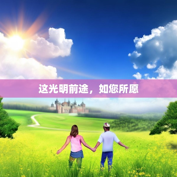这光明前途，如您所愿