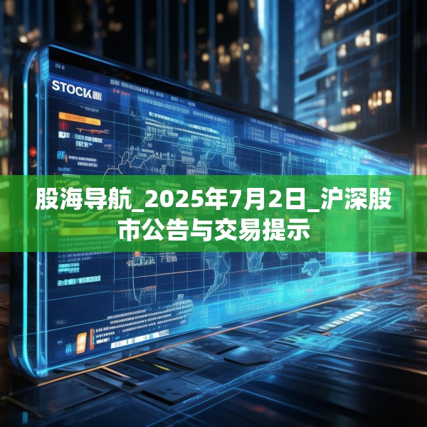 股海导航_2025年7月2日_沪深股市公告与交易提示