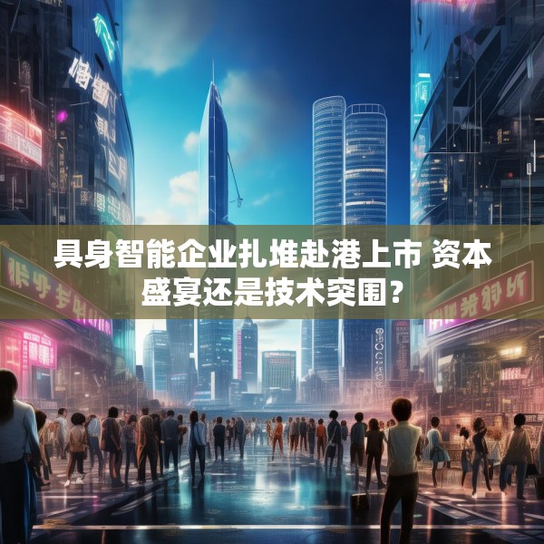 具身智能企业扎堆赴港上市 资本盛宴还是技术突围？