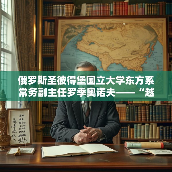 俄罗斯圣彼得堡国立大学东方系常务副主任罗季奥诺夫——“越来越体会到中国文化的伟大和深厚”