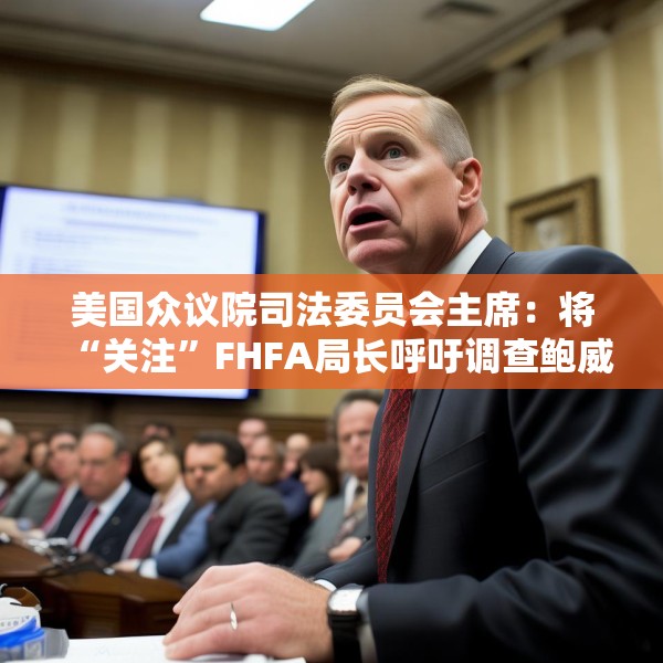 美国众议院司法委员会主席：将“关注”FHFA局长呼吁调查鲍威尔一事