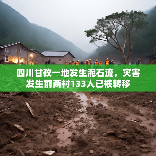 四川甘孜一地发生泥石流，灾害发生前两村133人已被转移