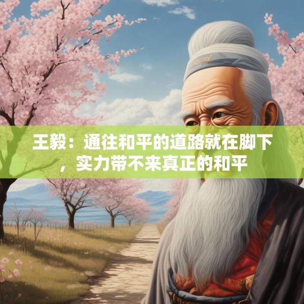 王毅：通往和平的道路就在脚下，实力带不来真正的和平