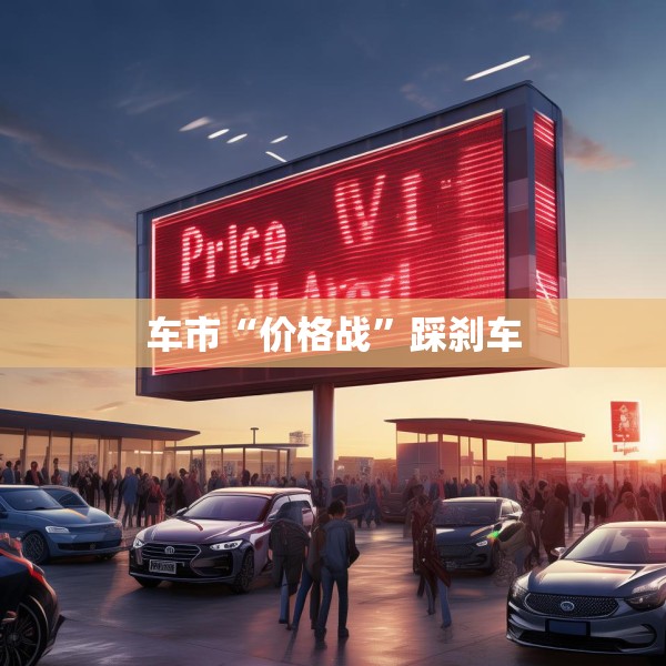 车市“价格战”踩刹车