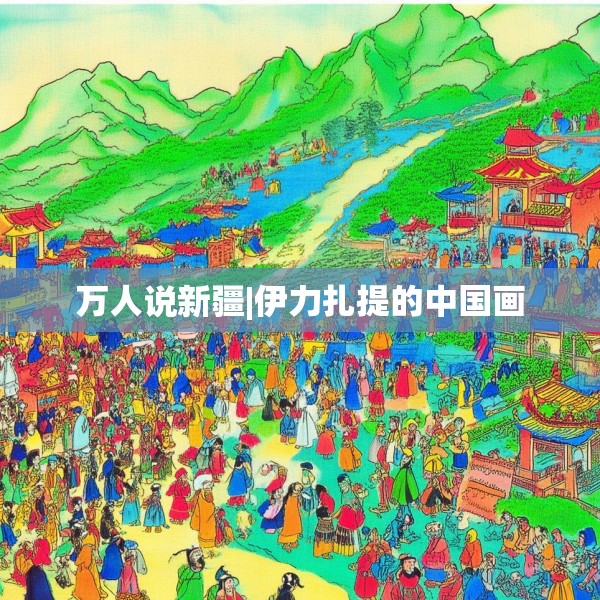 万人说新疆|伊力扎提的中国画