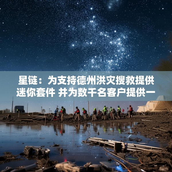 星链：为支持德州洪灾搜救提供迷你套件 并为数千名客户提供一个月免费服务