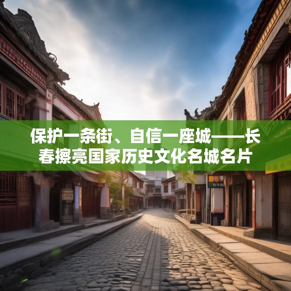 保护一条街、自信一座城——长春擦亮国家历史文化名城名片