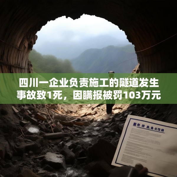 四川一企业负责施工的隧道发生事故致1死，因瞒报被罚103万元