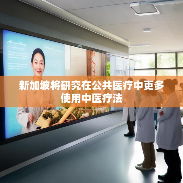 新加坡将研究在公共医疗中更多使用中医疗法