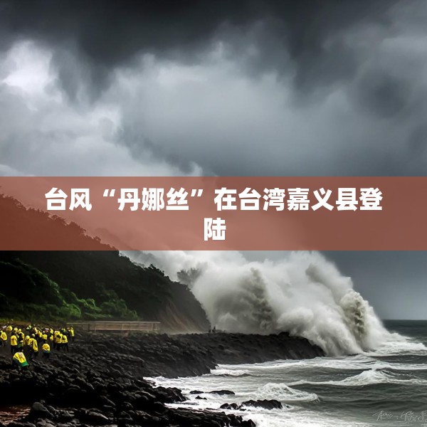 台风“丹娜丝”在台湾嘉义县登陆