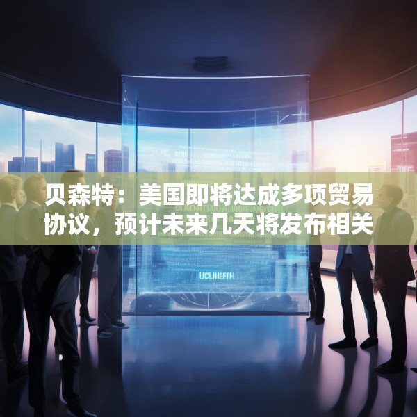 贝森特：美国即将达成多项贸易协议，预计未来几天将发布相关公告