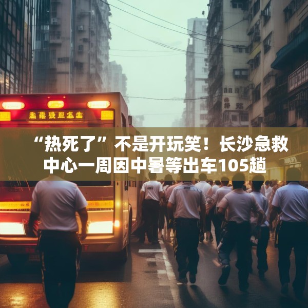“热死了”不是开玩笑！长沙急救中心一周因中暑等出车105趟