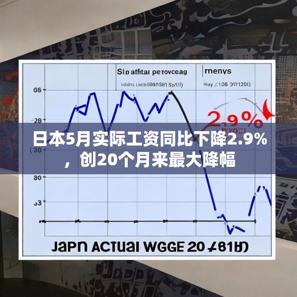 日本5月实际工资同比下降2.9%，创20个月来最大降幅