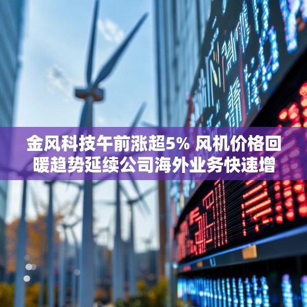 金风科技午前涨超5% 风机价格回暖趋势延续公司海外业务快速增长