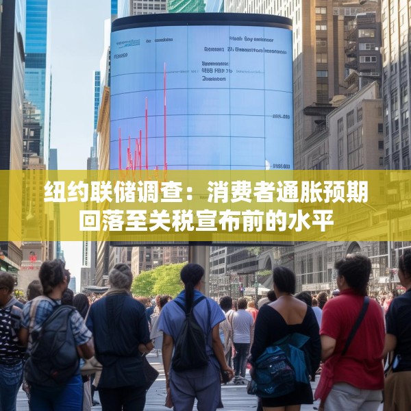 纽约联储调查：消费者通胀预期回落至关税宣布前的水平